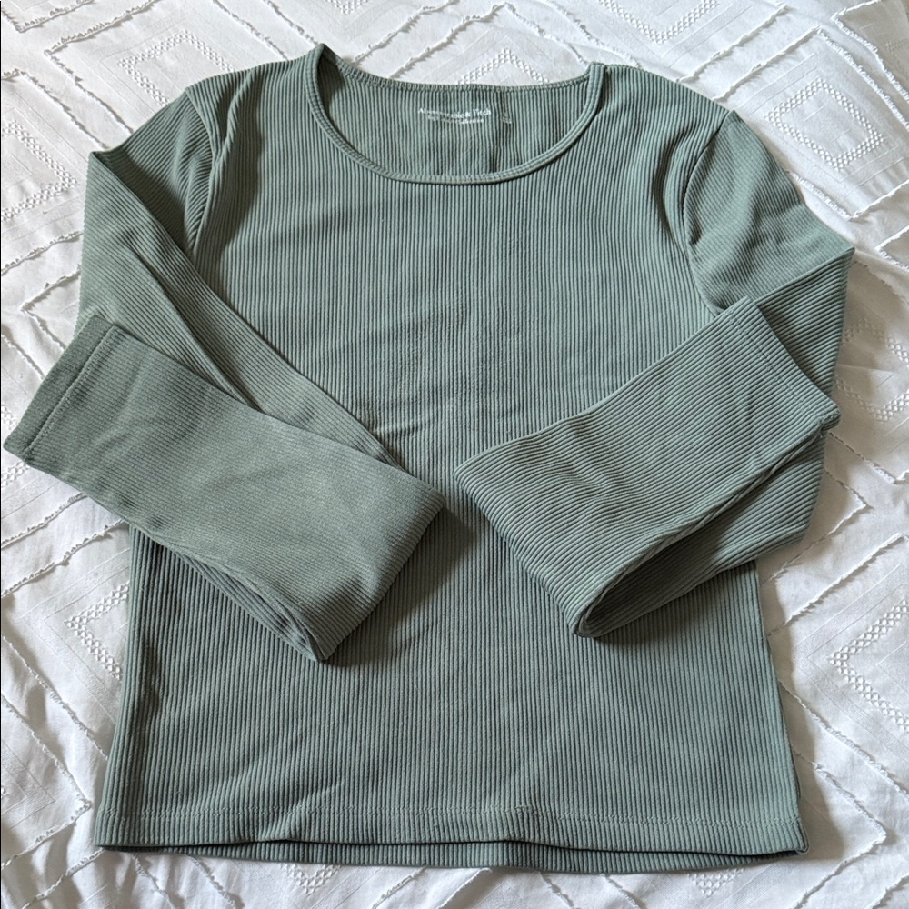 Abercrombie & Fitch Ribbed Long Sleeve